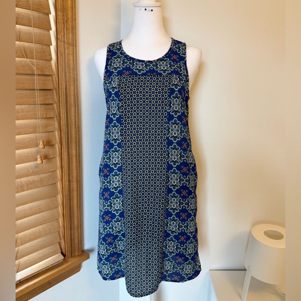 Patterned Dress with Pockets